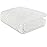 NTBAY Down Alternative Toddler Comforter, Lightweight and Warm Solid Color Baby Crib Quilted Blanket, 39x47 inches, White