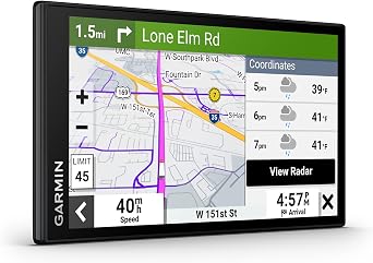 Garmin dezl OTR610, Large, Easy-to-Read 6 GPS Truck Navigator, Custom Truck Routing, High-Resolution Birdseye Satellite Imagery