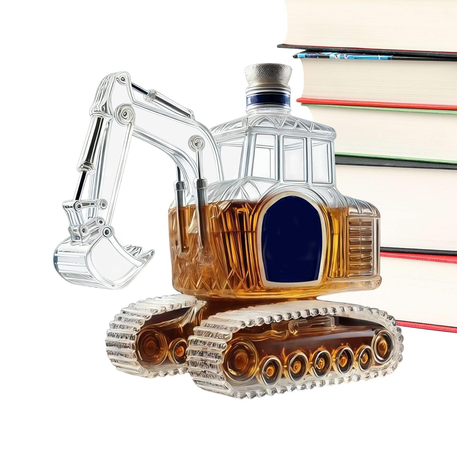 dispositivo di versamento - design articolato, porta vodkabe a prova di perdite, caraffa di cognac soffiata a mano, serbatoio di rum cristallino trasparente | Pistone di attrezzature per la