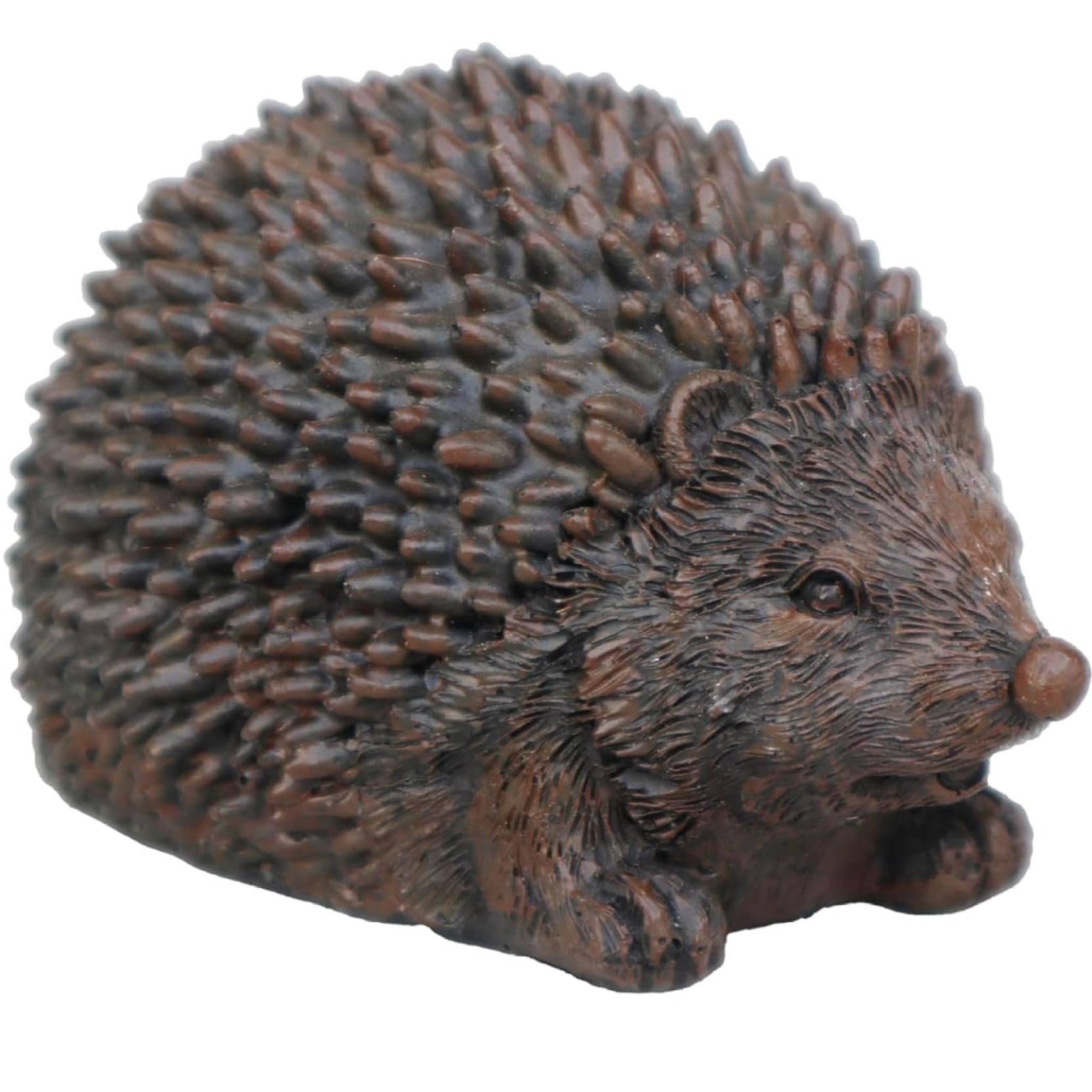 Dorccsi Spare Key Hider Hedgehog-shaped Hide A Key Resin Hidden Holder Weather Resistant 4.5x3.2x2.8in Decorative Hider for Outdoor Yard Garden Hidden Holder for Outside Hiders Outside