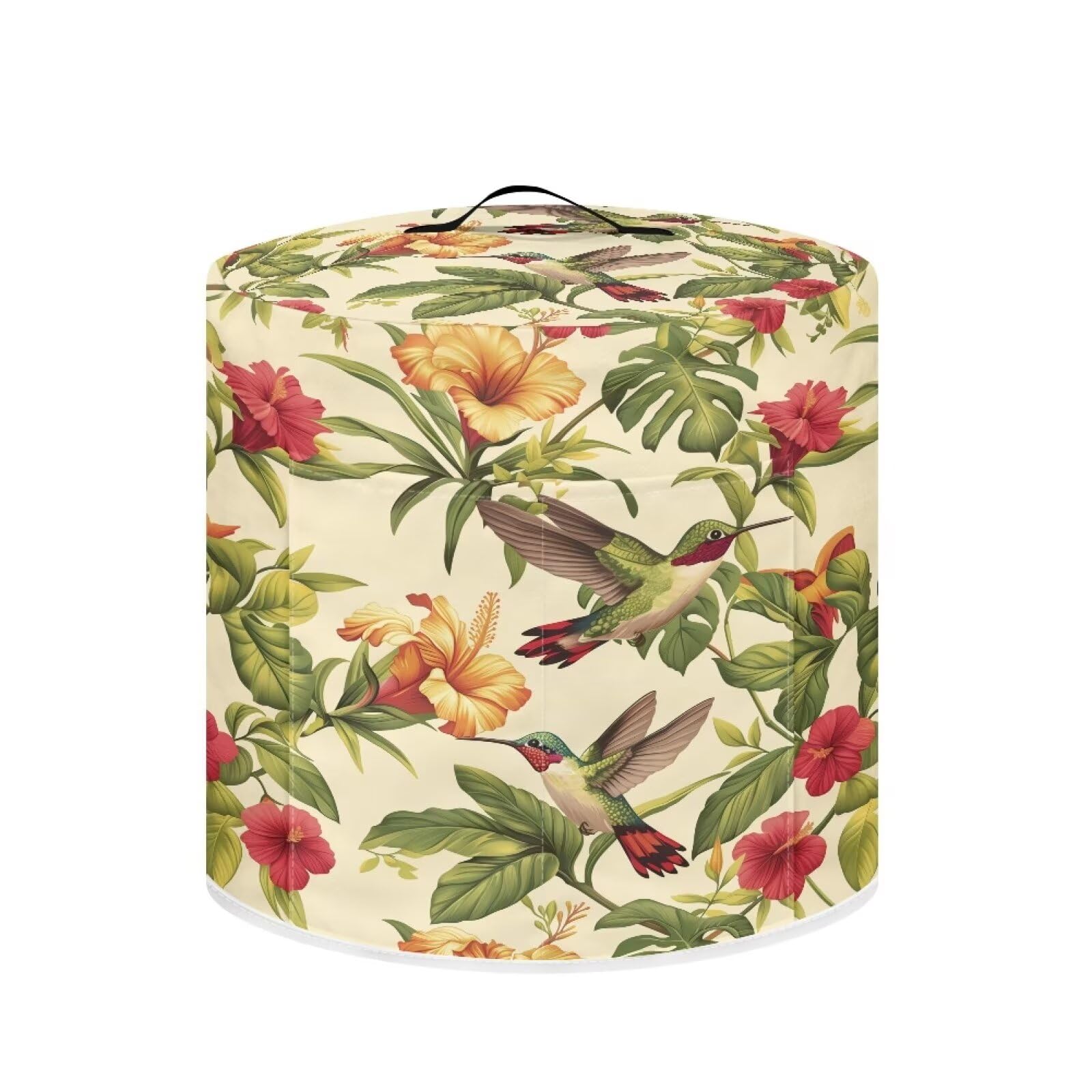 Cozeyat Flower Hummingbird Kitchen Decor Accessories Appliance Dust Cover for Electric Pressure Cooker/Air Fryer/Rice Cooker/Steamer/Toaster,Pressure Cooker Cover 3 qt