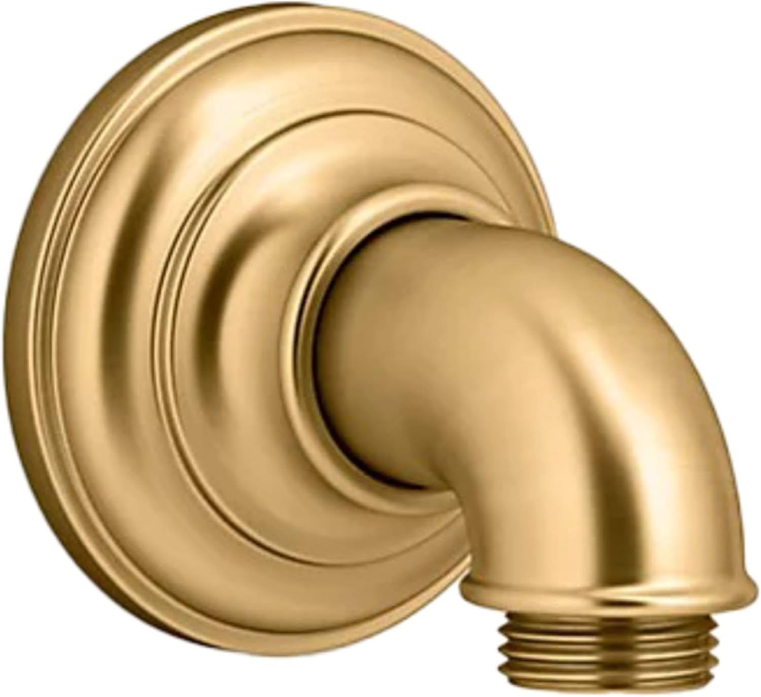 Kohler K-72796-SN Artifacts Wall-mount supply elbow, Vibrant Polished Nickel