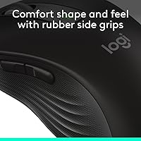 Vista 8 de Logitech Signature M650 - Mouse inalámbrico para manos pequeñas a medianas, batería de 2 años, clics silenciosos, botones laterales personalizables