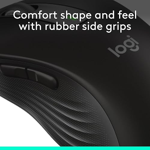 Miniatura 8 de Logitech Signature M650 - Mouse inalámbrico para manos pequeñas a medianas, batería de 2 años, clics silenciosos, botones laterales personalizables