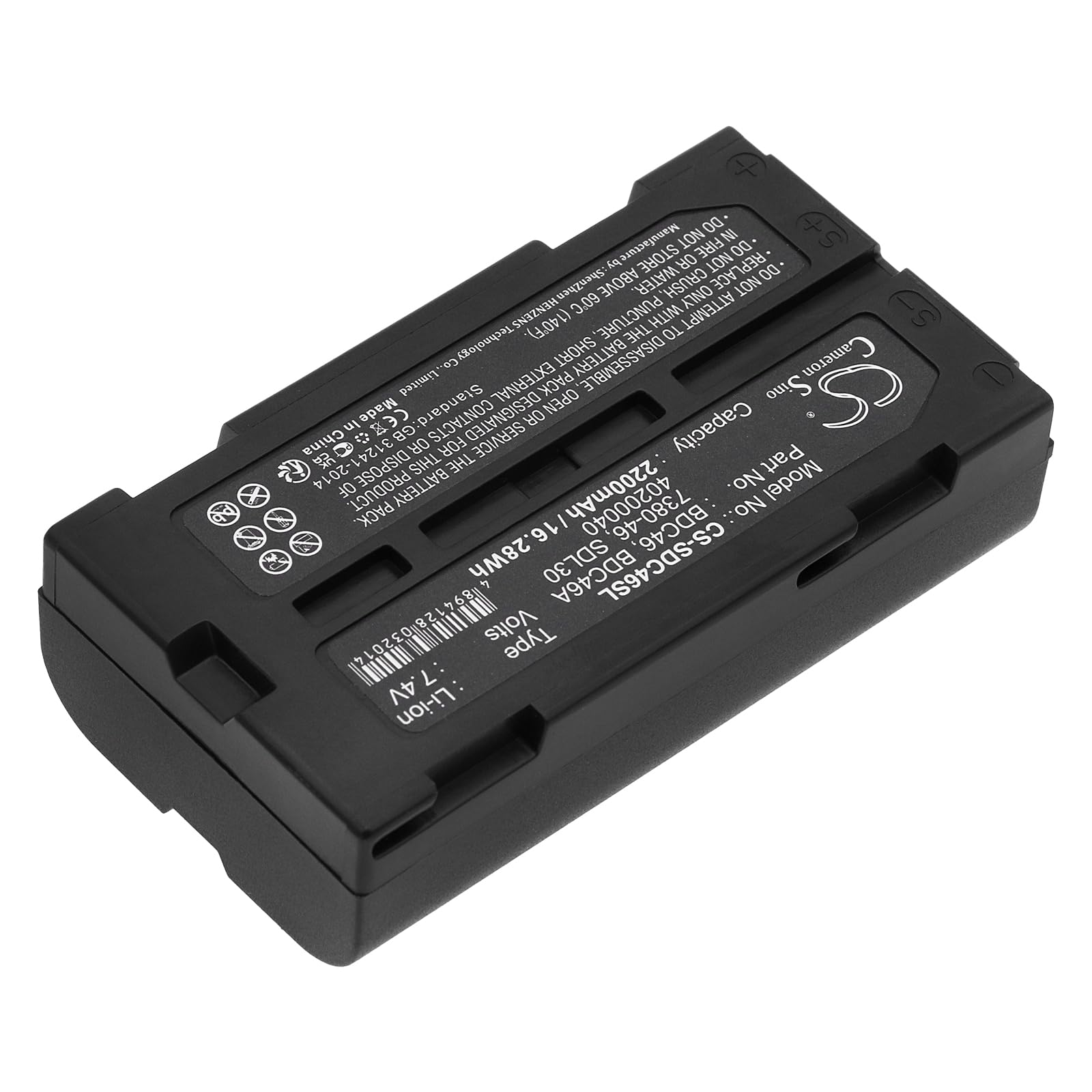 Batteria compatibile con fit to Sokkia SET630RK, SET330RK, SET330, SDL30M 10, SET6 30RK, SET310, SET230RK3