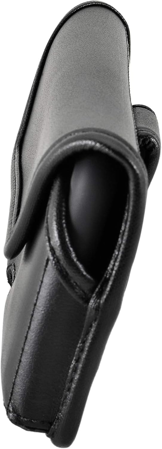 Turtleback Holster Designed for iPhone 11 Pro (2019) iPhone Xs (2018) and iPhone X (2017) Belt Case Black Leather Pouch with Executive Belt Clip, Horizontal