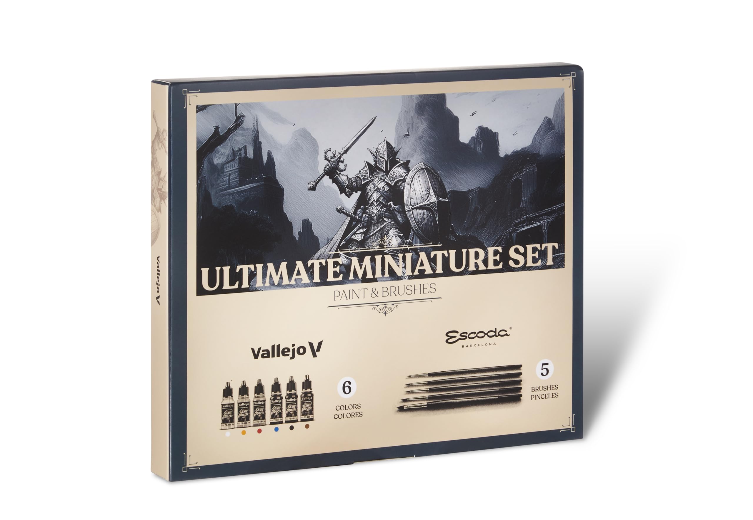Biotouch Silvera アートメイクスターターセット Amazon.com: Ultimate Miniature Set Escoda & Vallejo | 5 Brushes