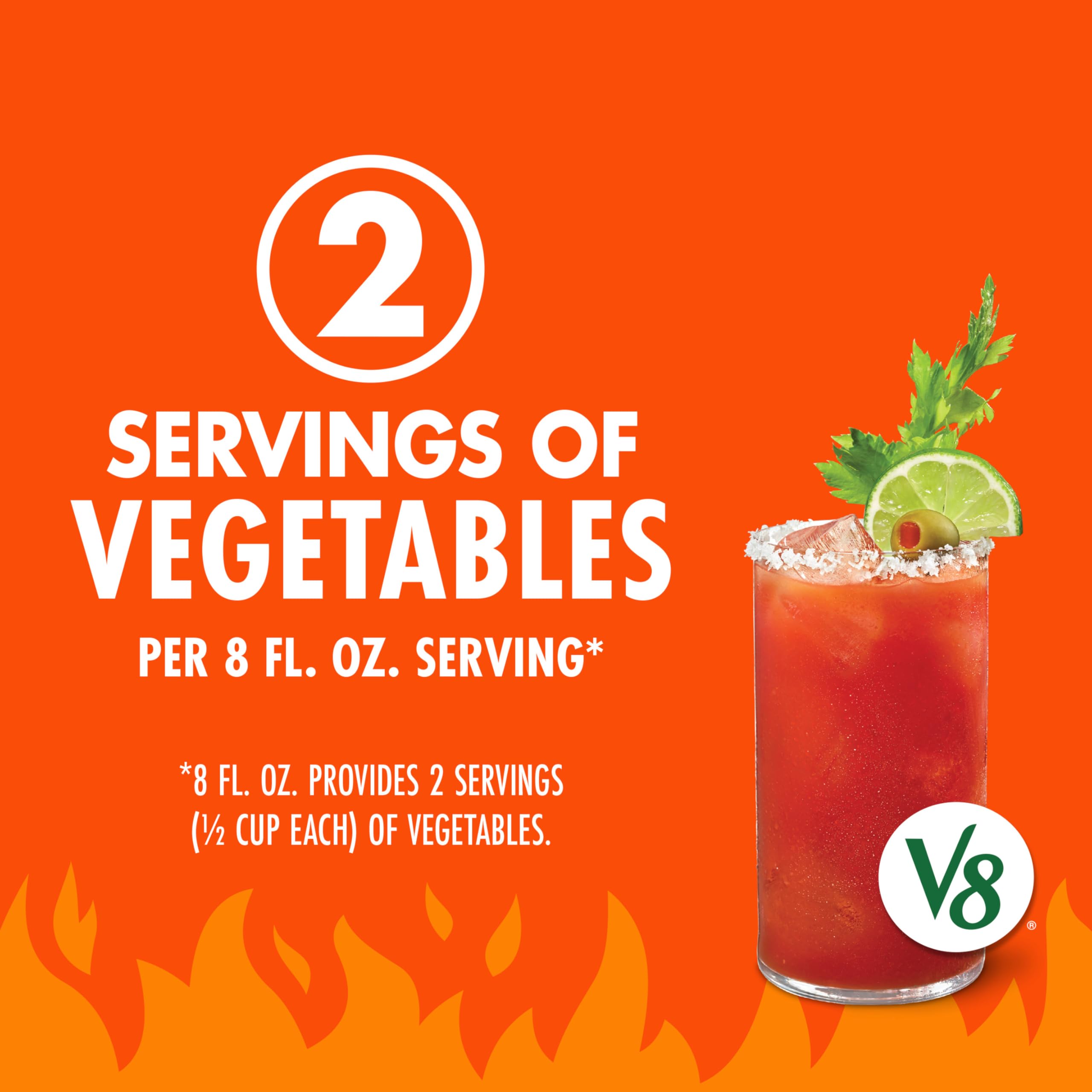 V8 Bloody Mary Spicy Mix, 236.6 ml Dose (6 Stück)