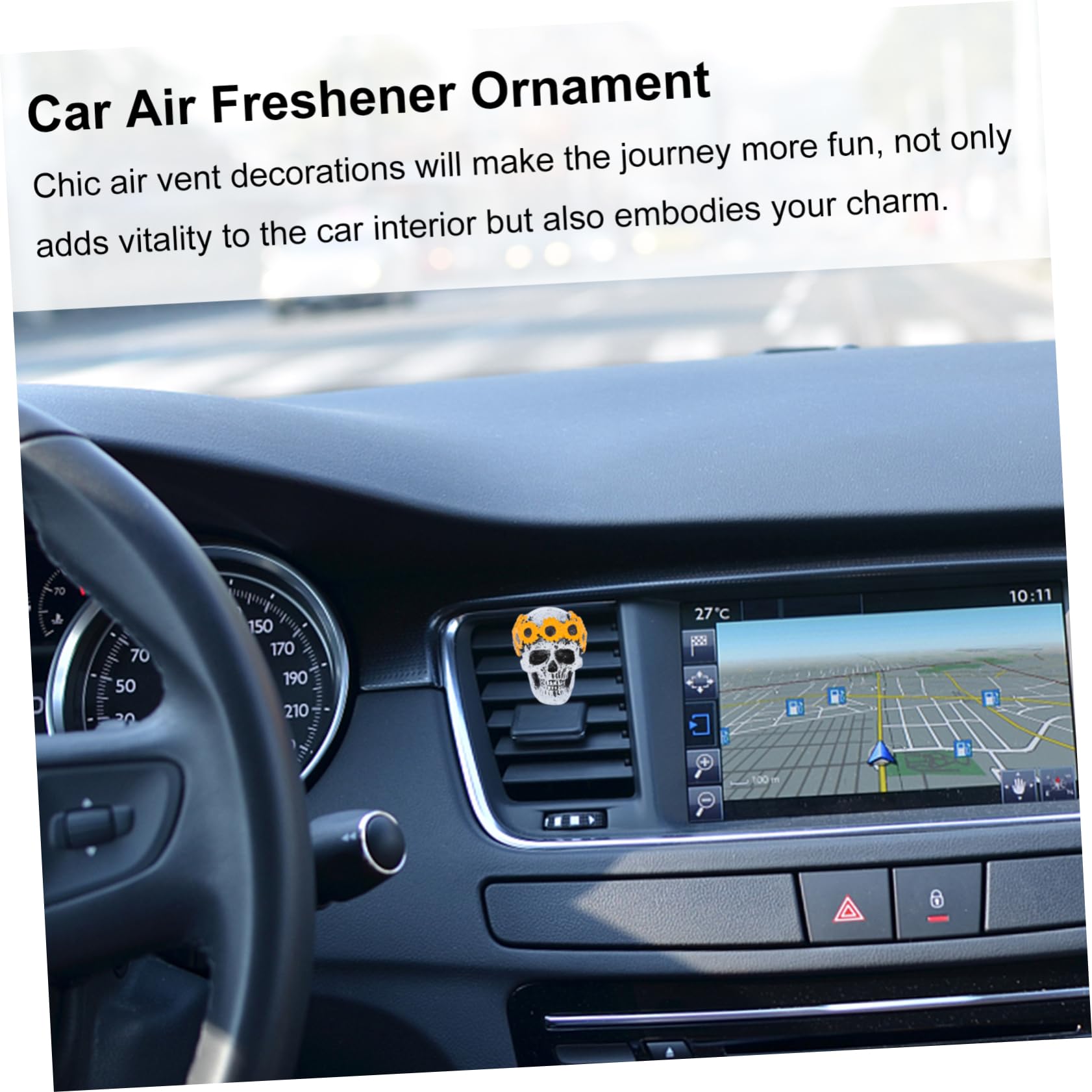 ibasenice 6 Sets Auto Clip Robustes Material Einzigartige Auto Decor Einfach Zu Bedienen Mini Diffusor Für
