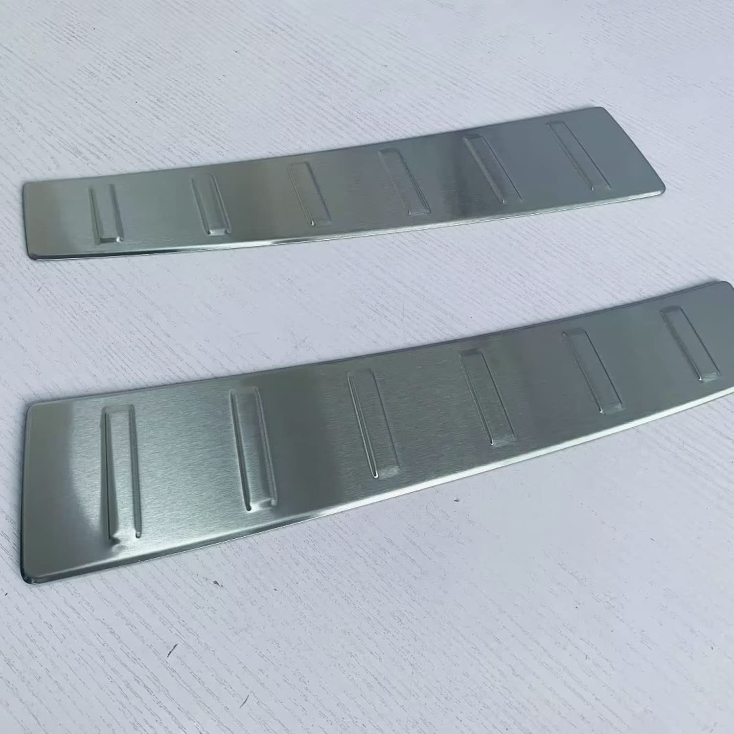 HIGH Flying Stainless Steel Rear Bumper Guard For Mitsubishi Outlander 2022-2024 - 2 Piece Silver Trunk Sill Protector