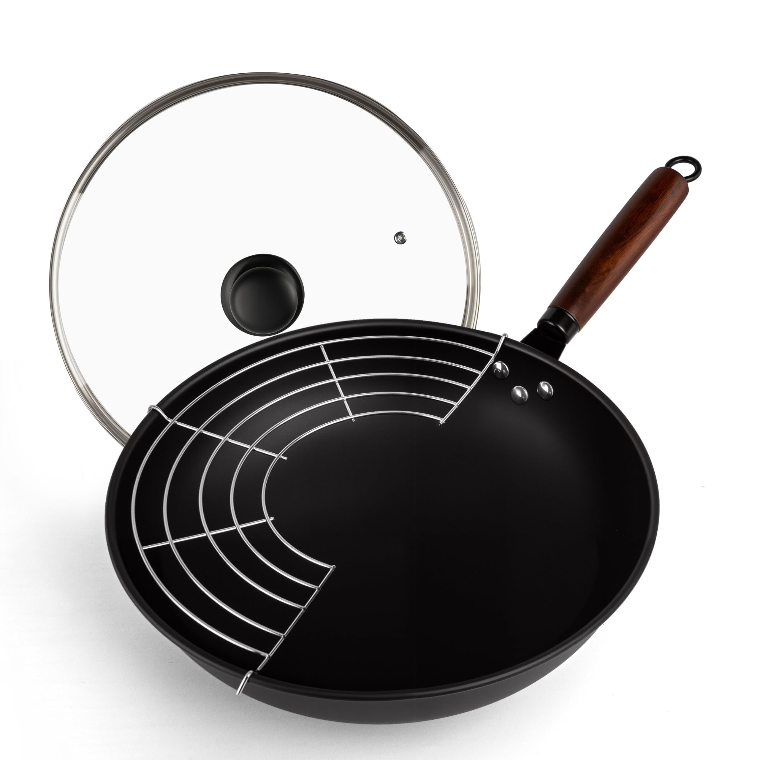 Abangdun Carbon Steel Wok Pan (13.4