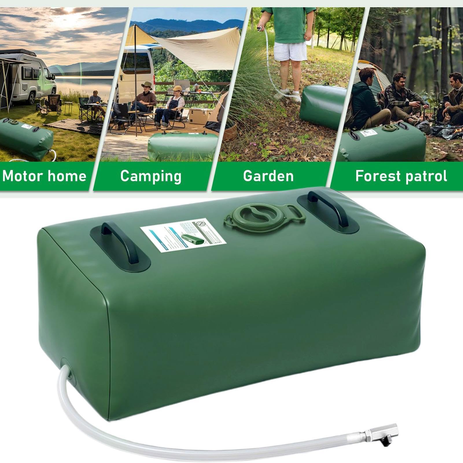 Réservoir D'eau Pour Camping-Car Poche D Hydratation En PVC Portable Grande | Sac à Eau pour le Camping pour La Randonnée L'Escalade La Marche Le Et Le Plein Air