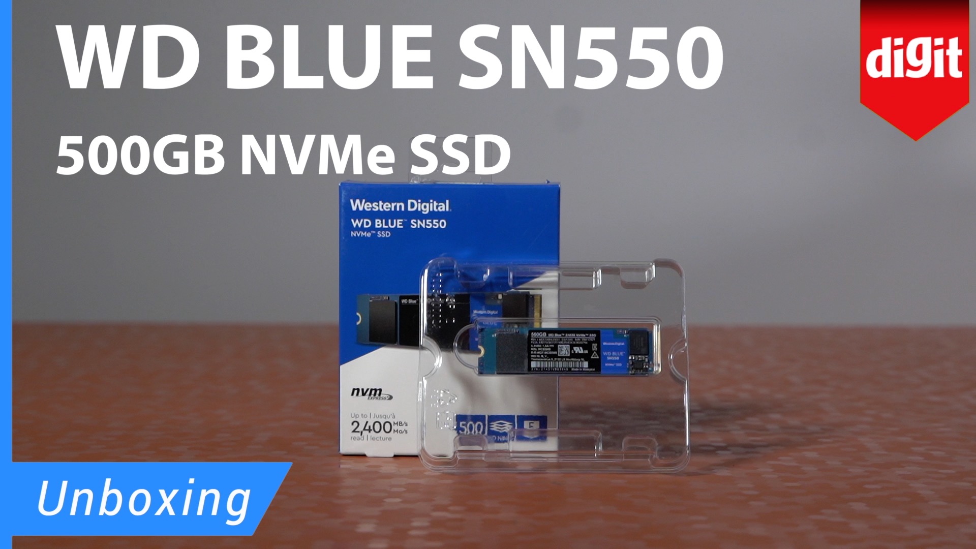 Watch WD BLUE SN550 500GB NVMe SSD Unboxing on Amazon Live