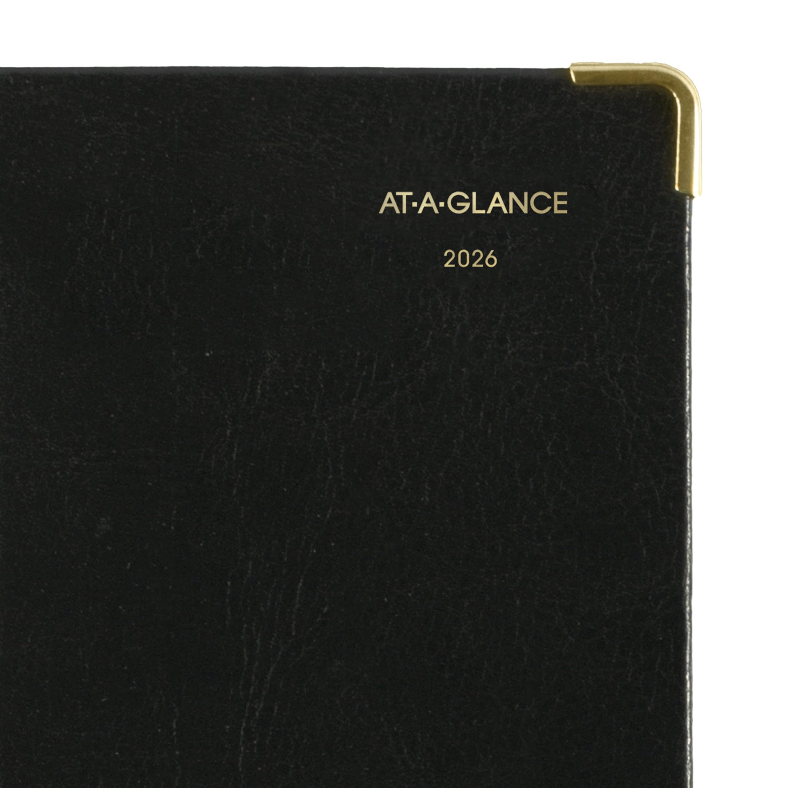 AT-A-GLANCE Terminplaner 2026, feiner Terminplaner, wöchentlich und monatlich, 7,6 x 12,7 cm, Taschenformat, Hardcover, Schwarz (7011110526)
