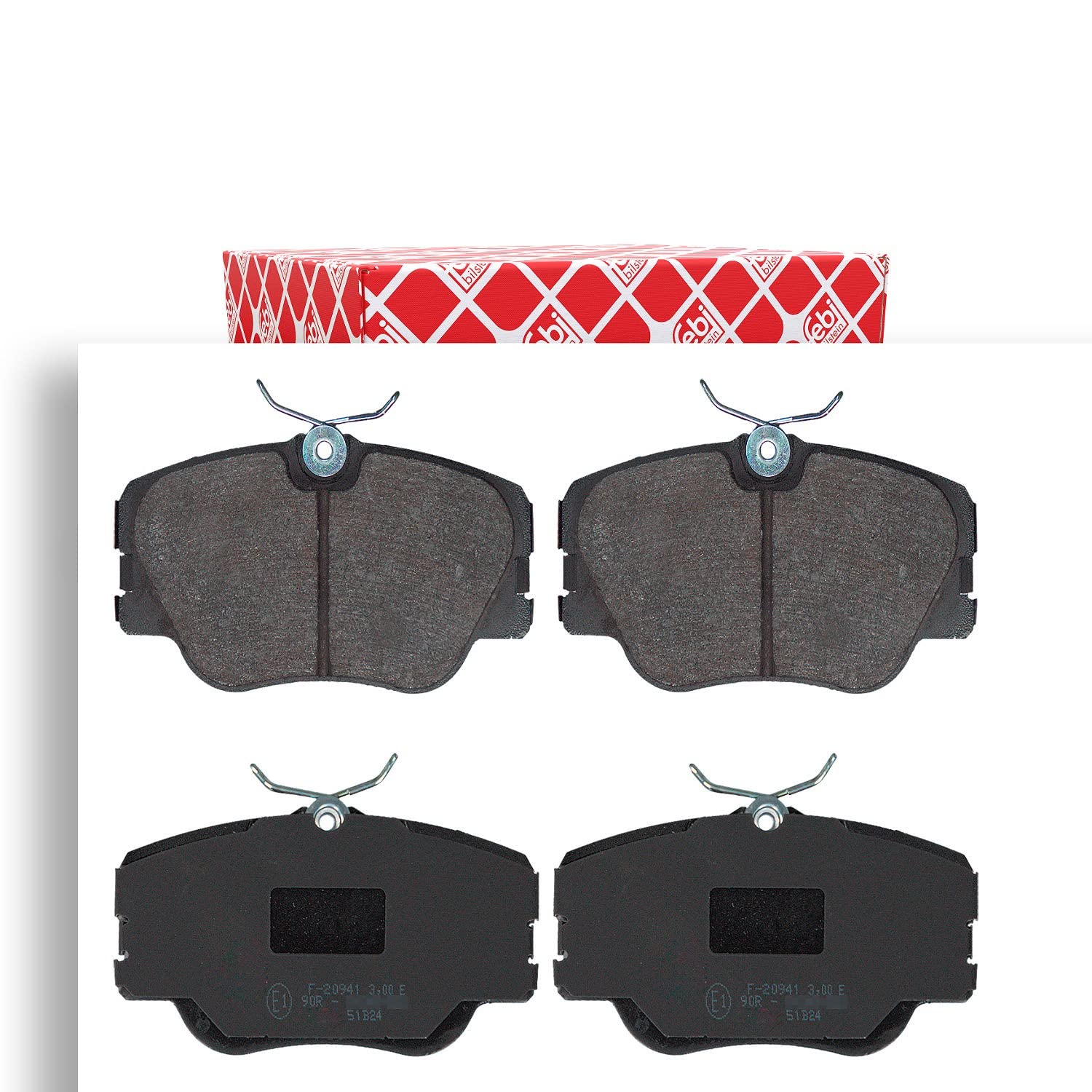 Febi Bilstein Kit Pastiglie Freni Anteriore Senza Contatto Segnalazione Usura 16193 - 4