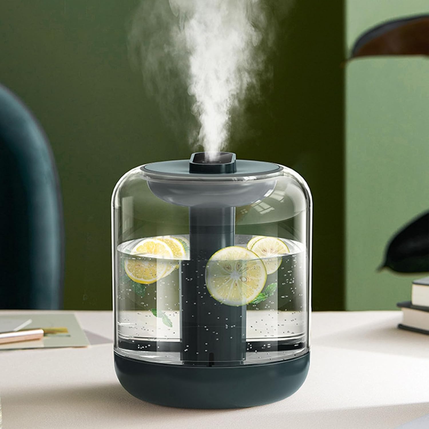 Top Fill Humidifier Bedroom 1L Quiet Cool Mist Smart Touch Control ...