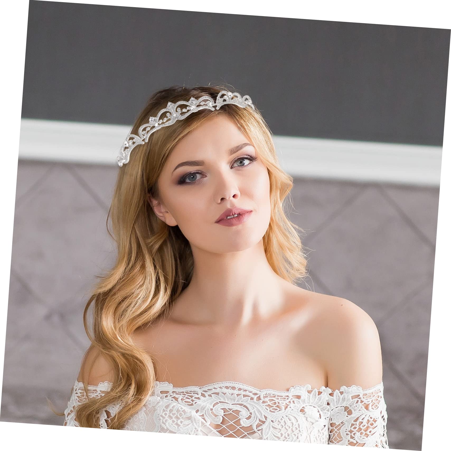FOMIYES 3 Piezas Tocados De Novia Tiara Mujer Tiaras Para Mujer Barroco De Fiesta De Cumpleaños Para Niñas Princesa Tiaras De Novia Diademas De Novia Birthday Ahuecar Reinas Estrás