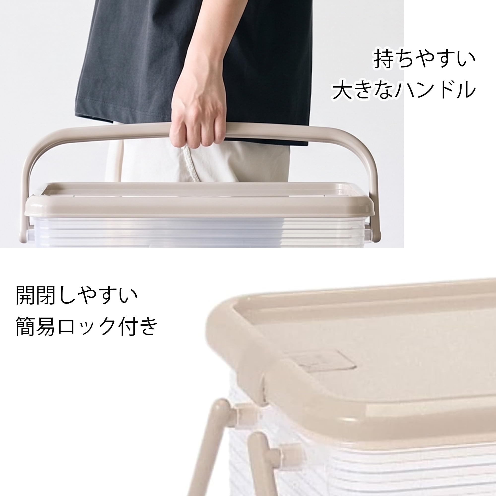 Amazon｜サンコープラスチック(SankoPlastic) 収納ケース コンテナー M