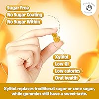 Vista 9 de Gomitas de glicinato de magnesio 500 mg, magnesio D3 K2 para adultos y niños, sin azúcar