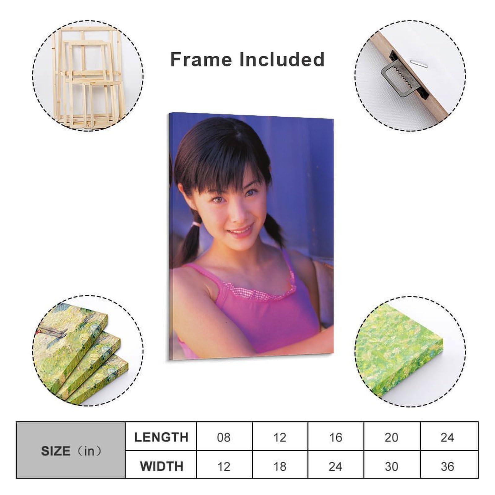 Amazon.co.jp: 松浦亜弥フォトキャンバスフォトポスター152 キャンバス