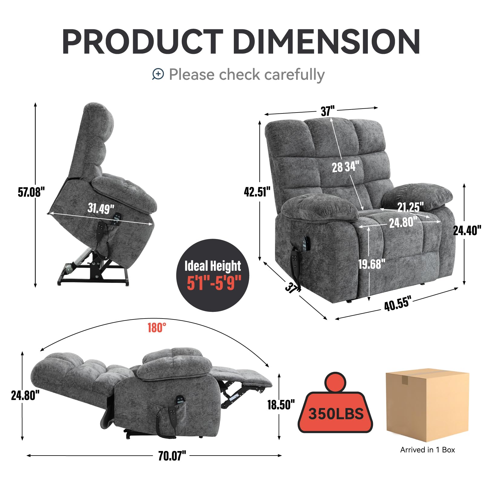 MTM　サイトイン　クリーンレスト MotoMotion Zion 6-Piece Power Reclining Curved Sectional with