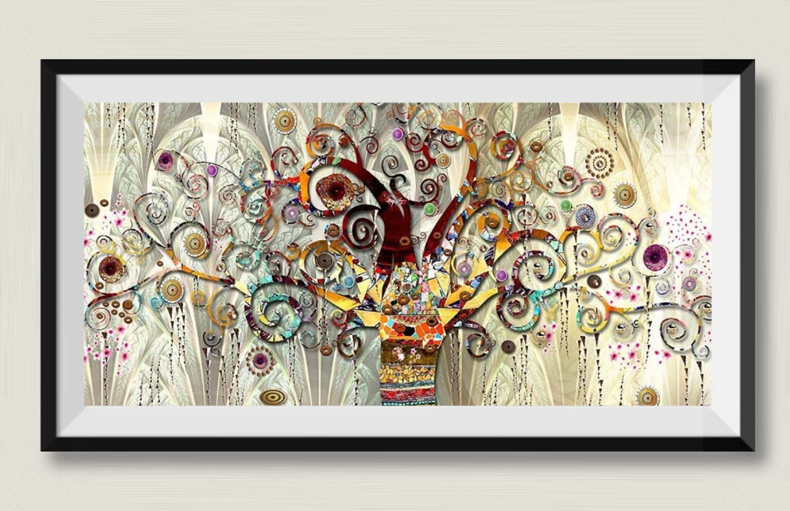 Adulte 2000 Pièces Puzzle De Décompression en Bois Arbre De Vie Bricolage Moderne Murale Cadeau Unique Décoration De La Maison, 2000pcs