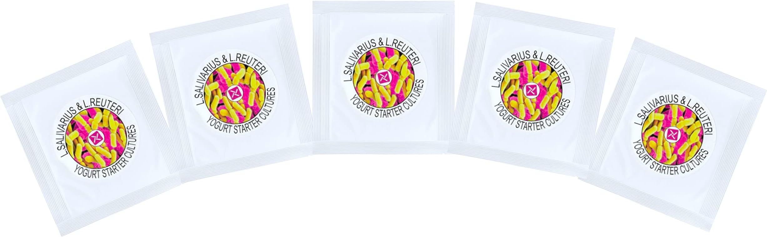 Starter Cultures for L.Salivarius and L. Reuteri Homemade Yogurt (Pack of 5 sachets)