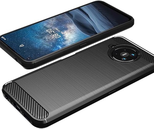 Miniatura 4 de Osophter Funda para Nokia 8.3 5G, Nokia 8V Funda de absorción de golpes Flexible TPU Caucho Protector para Nokia 8.3 (negro)