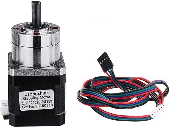 review YJYGR 3D Printer Accessories, 4-Lead Extruder Gear Ratio 5.18:1 Planetary Gearbox Stepper Motor for 3D Printer CNC Part Printer Accessories
