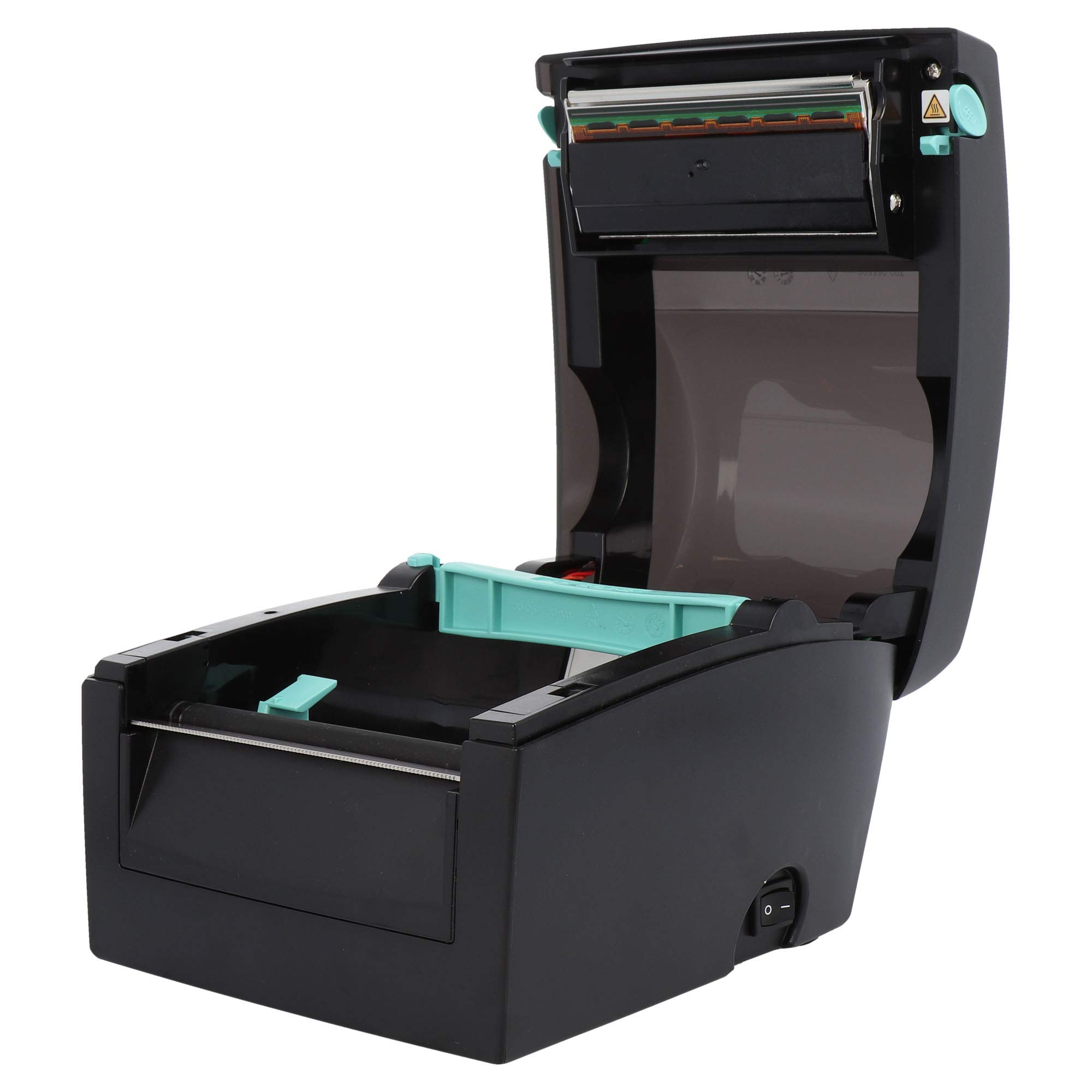 Godex DT4X - Impresora con borde de corte (203 ppp, termodirecta, 108 mm máx. Ancho de impresión, LAN, serie, interfaz USB.