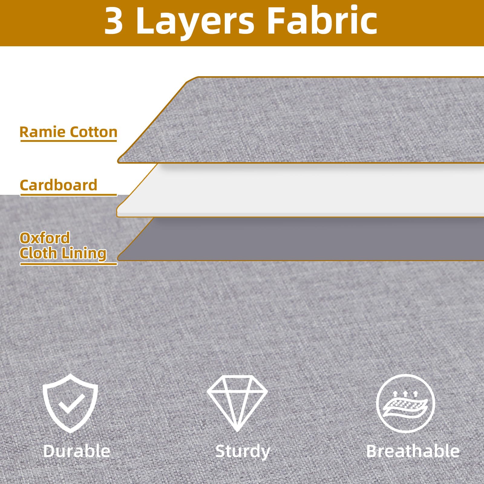Unterbettkommode, Grau Aufbewahrungsbox, 3 Pack, 80x40x15cm | Unterbettkommoden,Unterbett Aufbewahrungsboxn,Kleiderschrank Organizer,Aufbewahrungstasche,Stoffboxen mit Griff