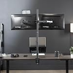 VIVO Ordinateur portable et double 13 à 27 de pouce LCD Moniteur Stand up Desk Mount, Support réglable extra haut, Convient aux ordinateurs portables jusqu'à 17 pouces, noir, STAND-V012L