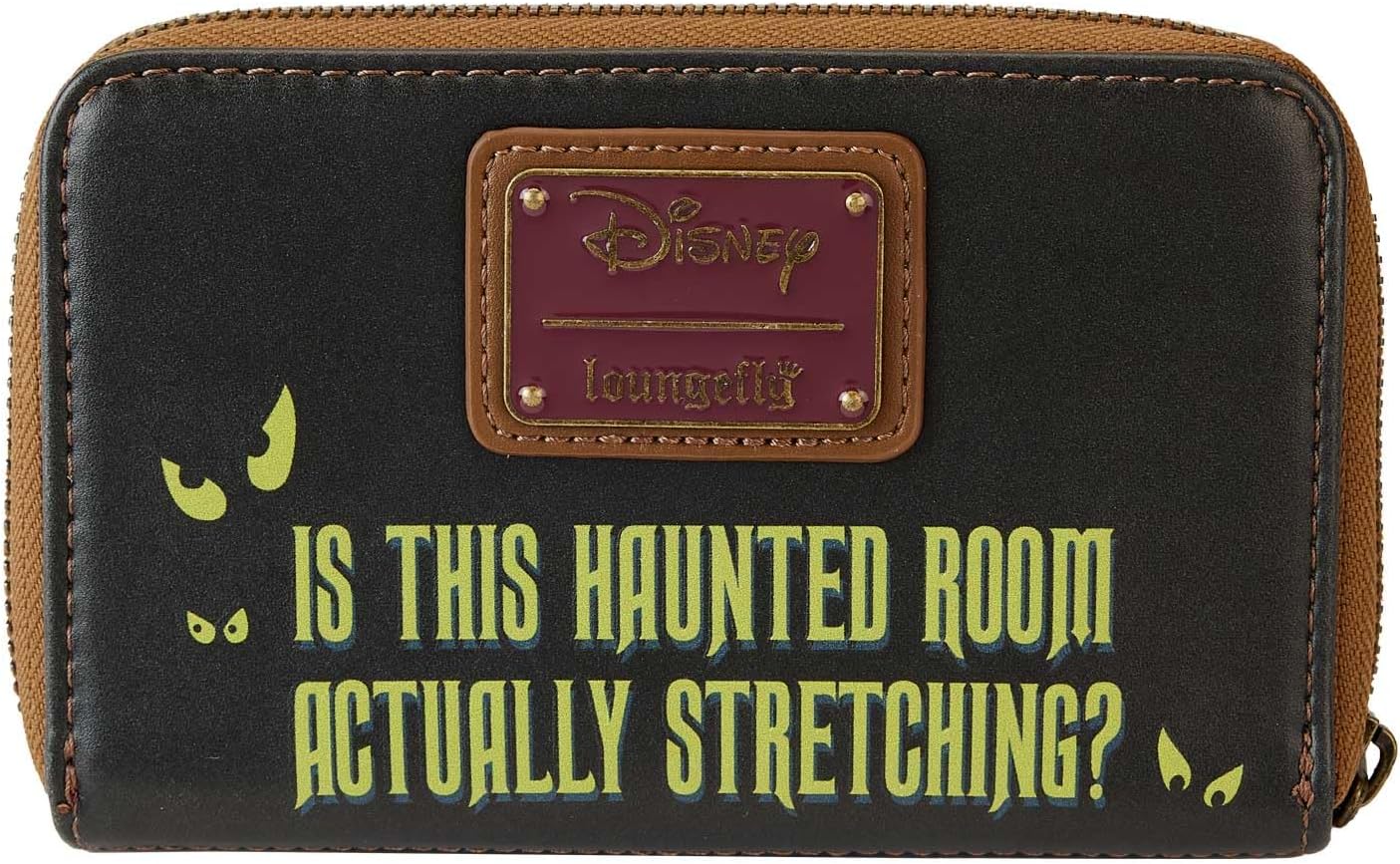 Loungefly Disney Haunted Mansion Stretching Room Portraits Faux Leather Zip-Around Wallet - Image 3