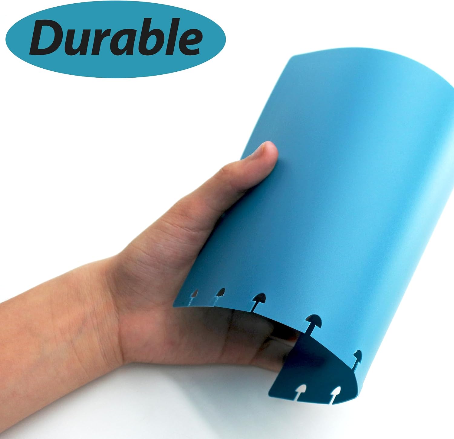 2 Set Letter Discbound Notebook Covers Blue PP Waterproof image 5