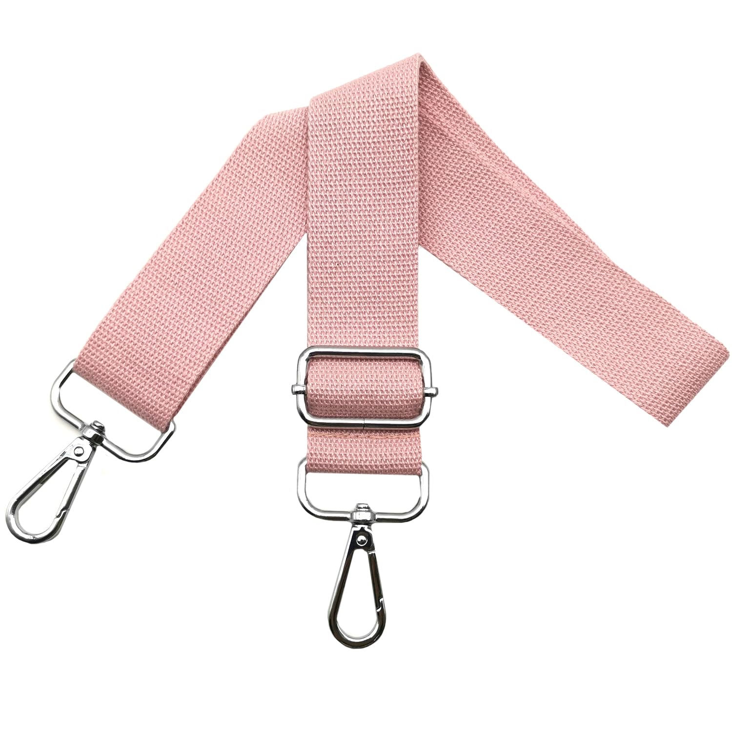 Schouderriem voor tas, tasriemen om te wisselen, verstelbare tasriem, breed 3,8 cm, met leer, zilveren karabijnhaak, tassenband, schouderriem voor dames, handtassen, kaki donker, T11