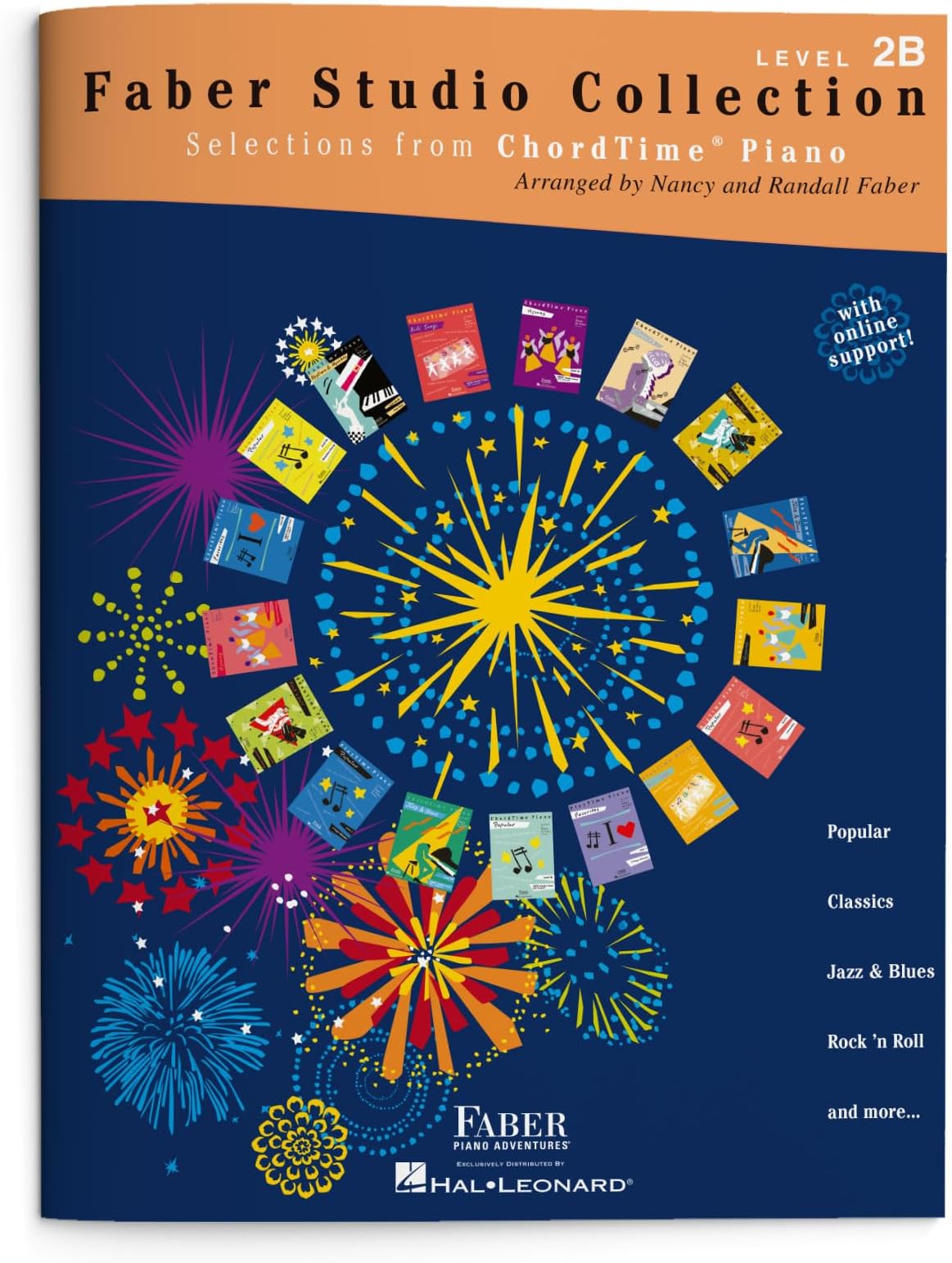 Faber Studio Collection – Selections from ChordTime Piano - Level 2B | Late Beginner Piano Songbook for Students | Chord Practice Sheet Music with Pop Hits and Classics | Faber Piano Adventures Book