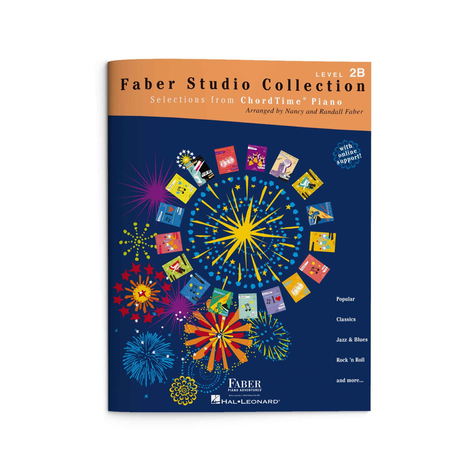 Faber Studio Collection – Selections from ChordTime Piano - Level 2B | Late Beginner Piano Songbook for Students | Chord Practice Sheet Music with Pop Hits and Classics | Faber Piano Adventures Book