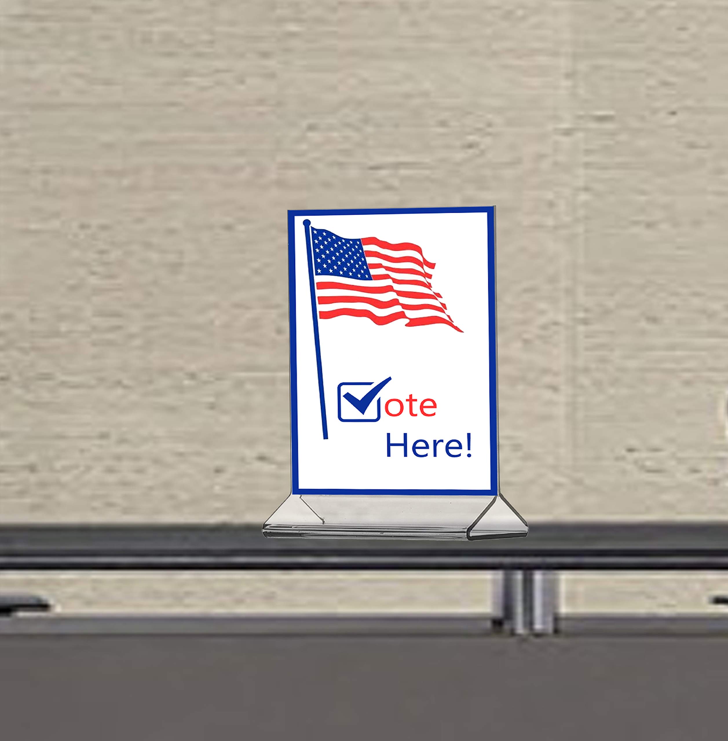 EHWINE 20 Pack Acrylic Sign Holder 4 X 6, Black Jordan