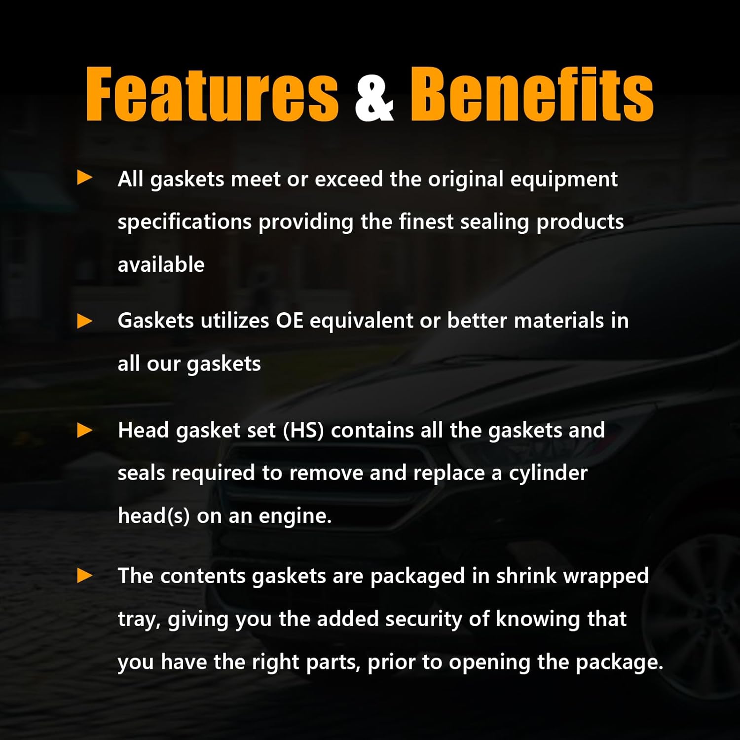 AUCERAMIC HS54999 Engine Cylinder Head Gasket Set Fit for 2013-2016 Hyundai Santa Fe Sport/2011-2014 Sonata/ 2014-2015 Kia Optima 2.0L L4 Turbocharged