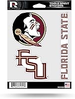 Vista 52 de Rico Industries NCAA - Lámina de adhesivos triple diseño de Alabama