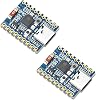 diymore 2PCS ESP32-C6-Zero Development Board ESP32 C6 Mini Microcontroller, Based on ESP32-C6FH4, Dual-Core RISC-V 160MHz Running Frequency, 2.4GHz WiFi and Bluetooth LE Support,Without Pin Header