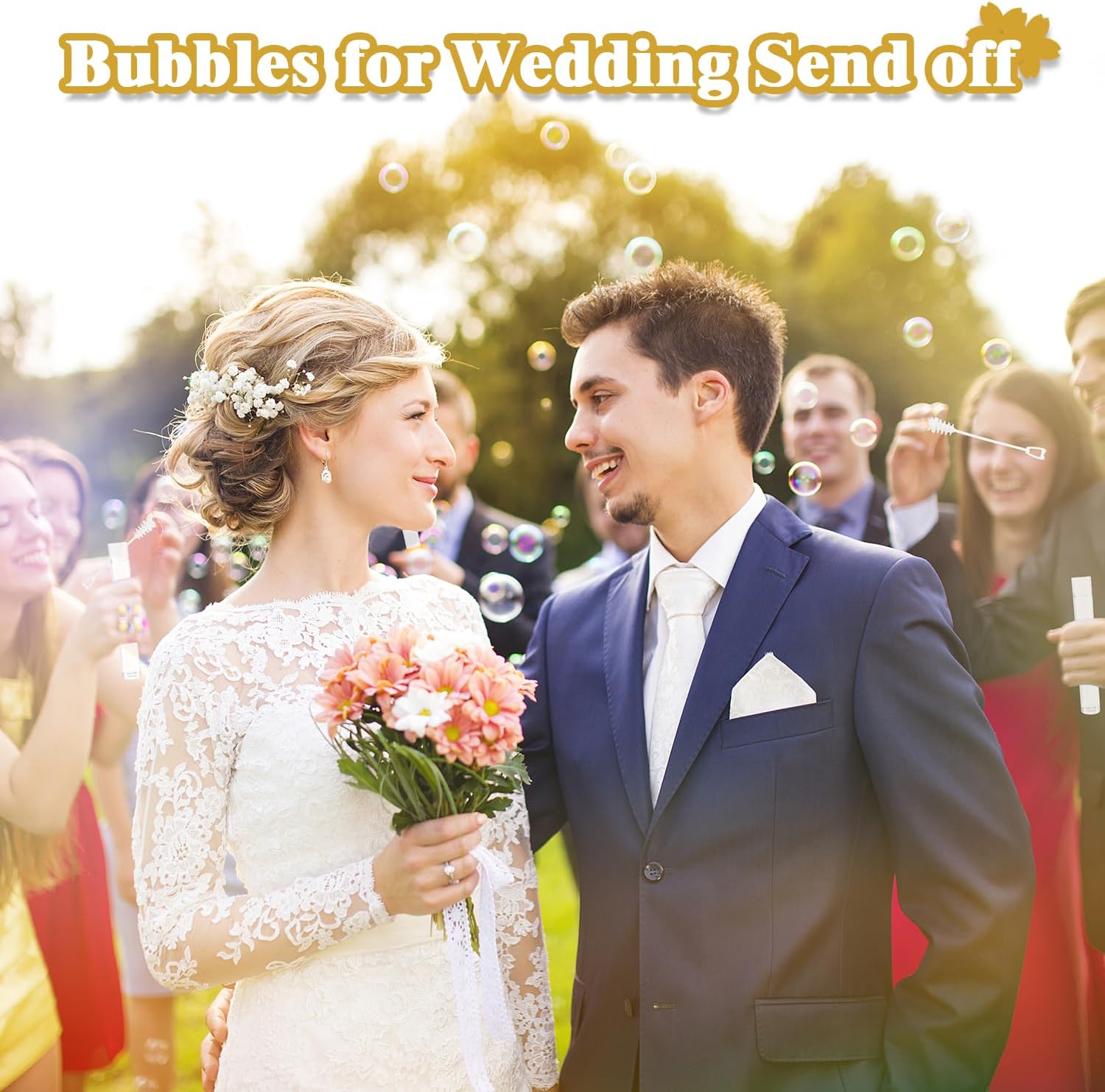 300 Count Bulk Mini Wedding Bubbles for Kids ＆ Guests, Wedding Send Off Reception Gift Ideas, Dance Floor Props Essentials, Party Favors Supplies Decorations for Engagement,Anniversaries,Celebration