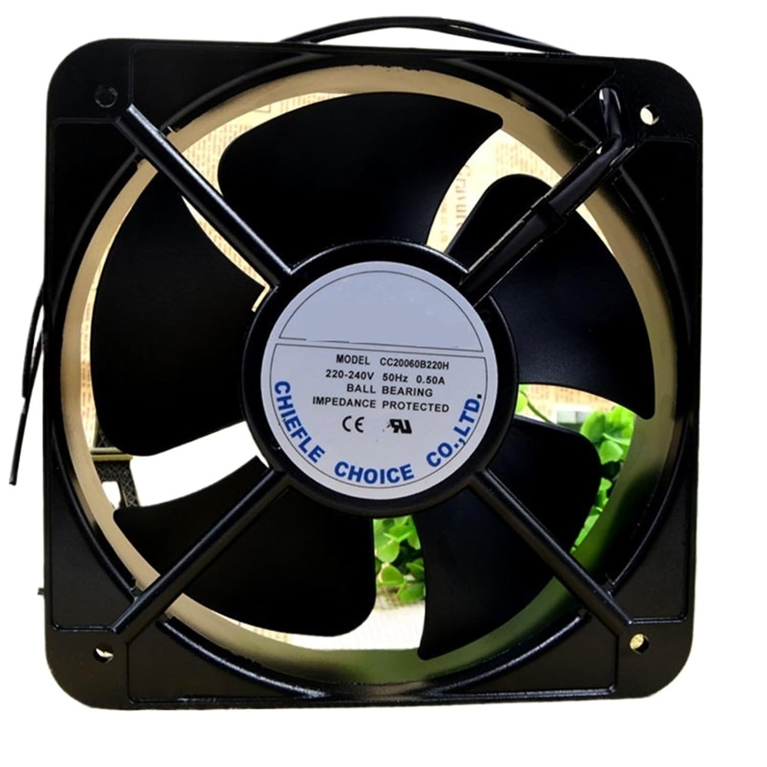 for CC20060B220H 220-240V 50Hz 0.5A Ball 20cm 20060 200x200x60mm Bearing Cooling Fan