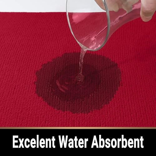 Miniatura 4 de MAYSHINE - Alfombra de baño de espuma viscoelástica, antideslizante, absorbente, de secado rápido, lujosa y suave