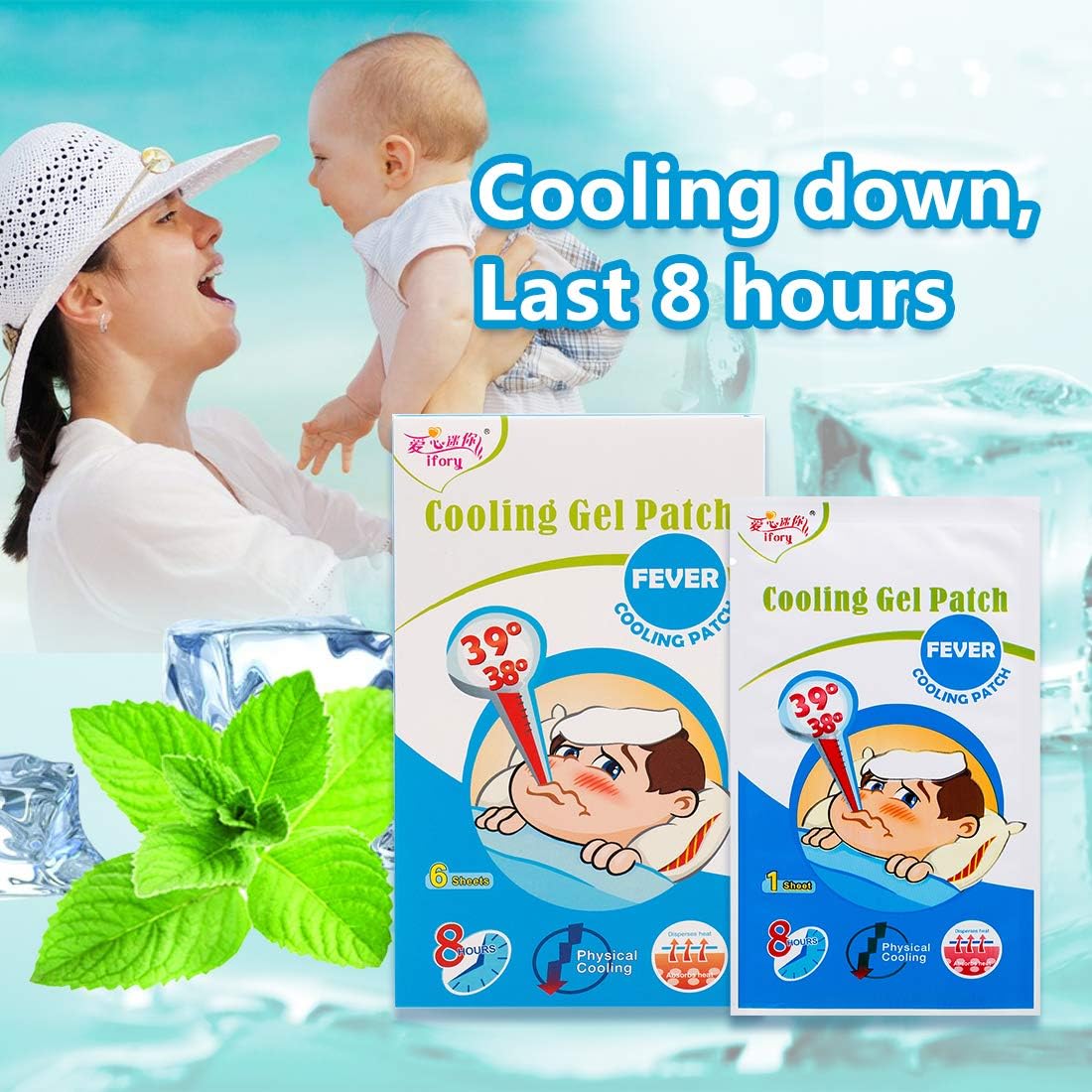 Nеw Dеаl ifory Fever Patch for Kids, Cold Compress Patch for Fever and Headache Relief, 6 Count Crаzу Clеаrаnсе ifory Fever Patch for Kids, Cold Compress Patch for Fever and Headache Relief, 6 Count