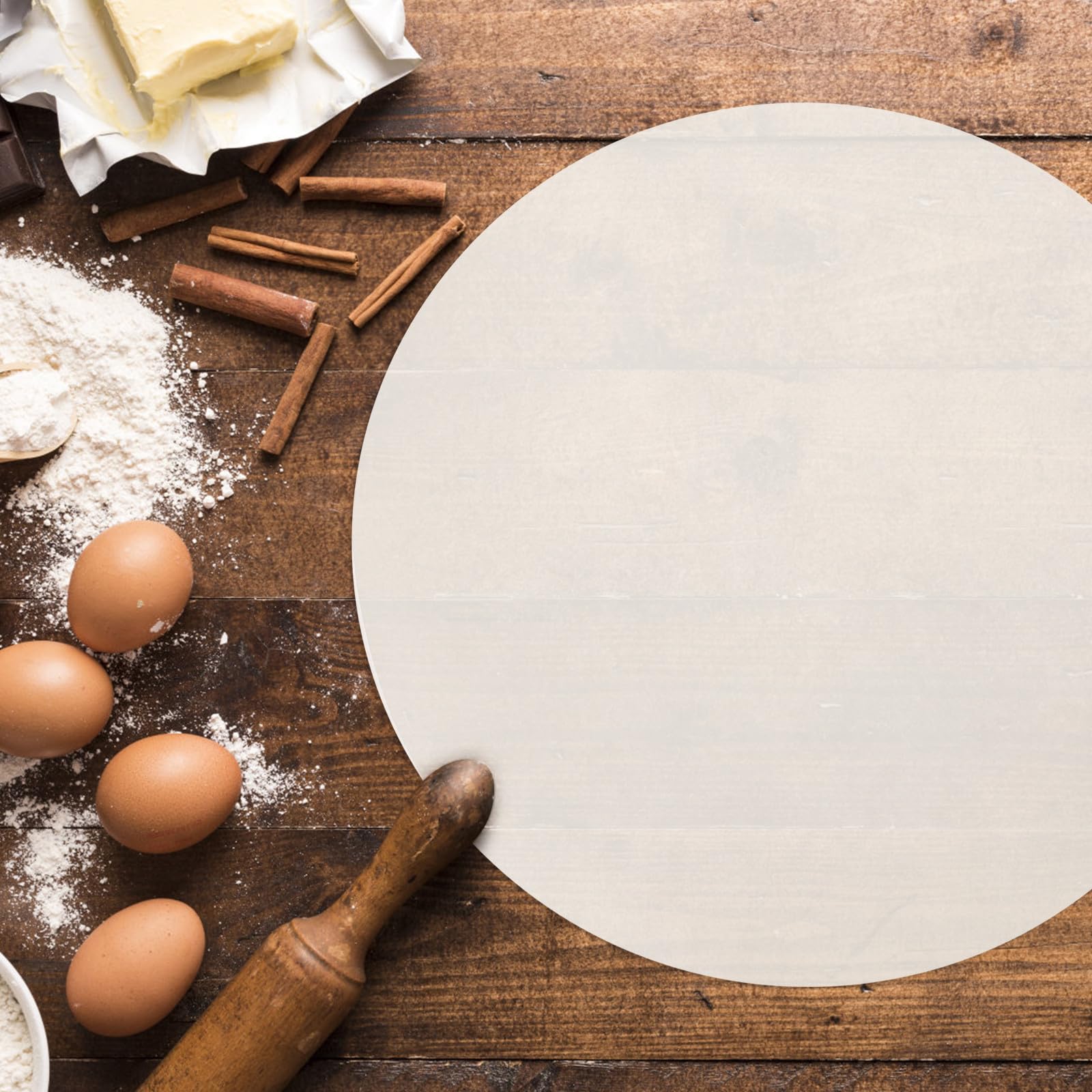 Balacoo Hojas de Papel de Pergamino Antiadherente para Hornear 500 Ecológico y Resistente al Aceite, Adecuado para Cocina y Bandeja de Horno Plana