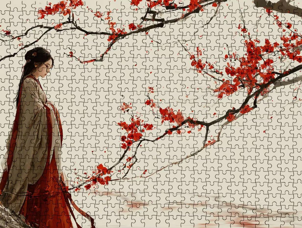 Puzzle de 5000 para Adultos, Mujer De Estilo Antiguo, Clásicos YHPGL7-273