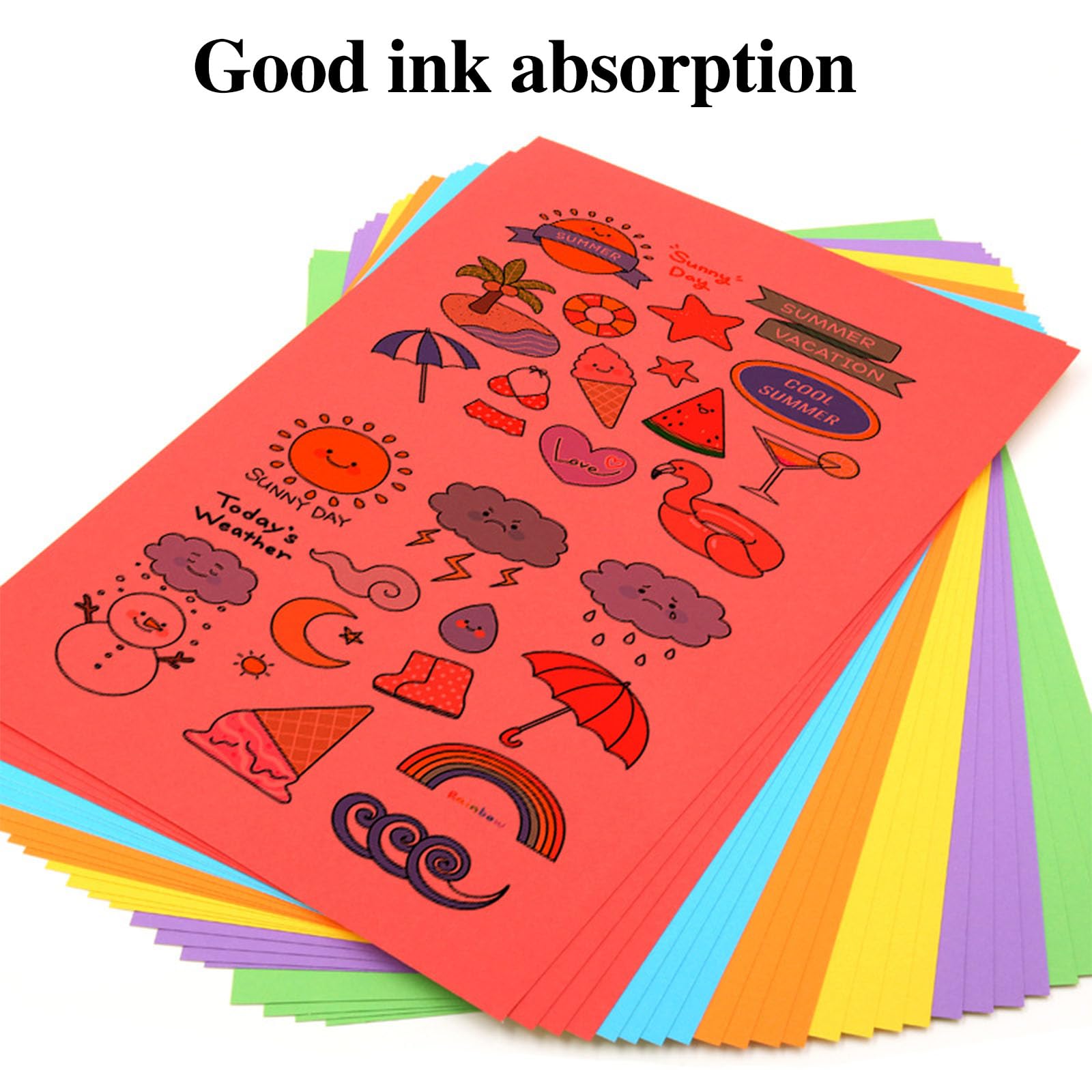 Papier Cartonné Imprimante 25 Feuilles Papier Cartonné Autocollant