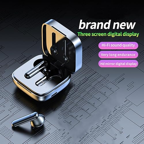 Miniatura 5 de Auriculares inalámbricos Bluetooth Auriculares inalámbricos Bluetooth 5.3 Auriculares de sonido premium inmersivos con, micrófono integrado, control