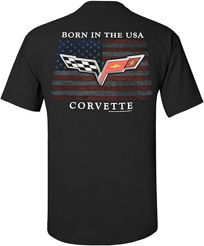Miniatura 2 de Corvette Camiseta Nacida en los Estados Unidos